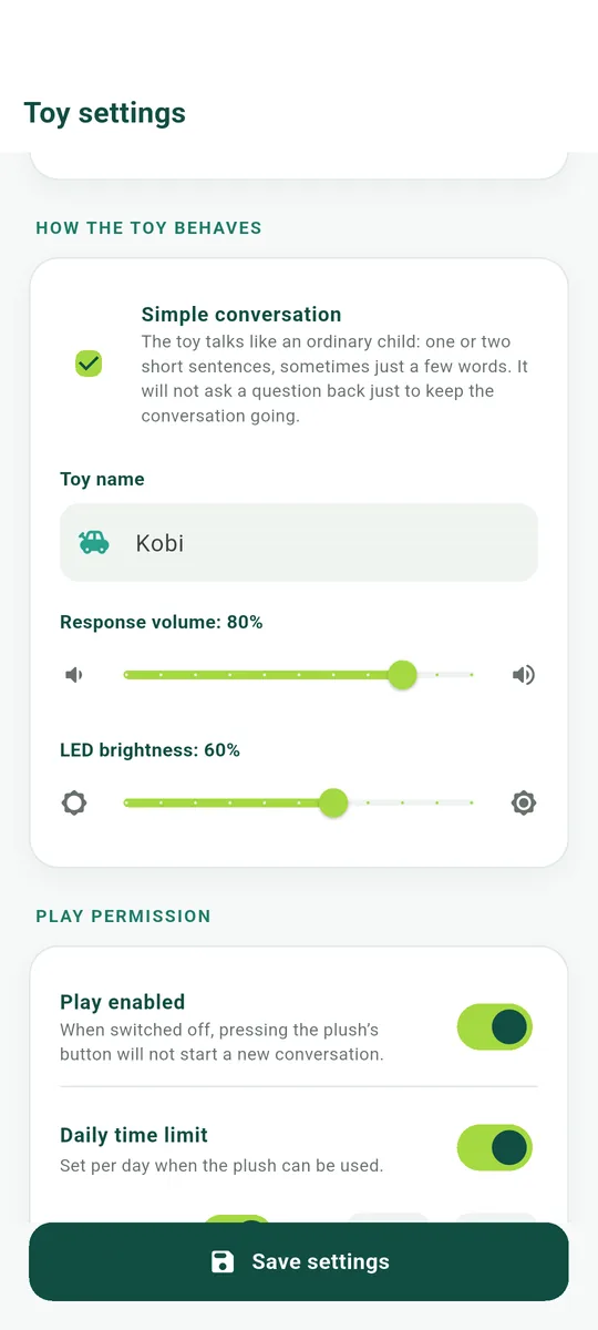 The simple conversation switch, on