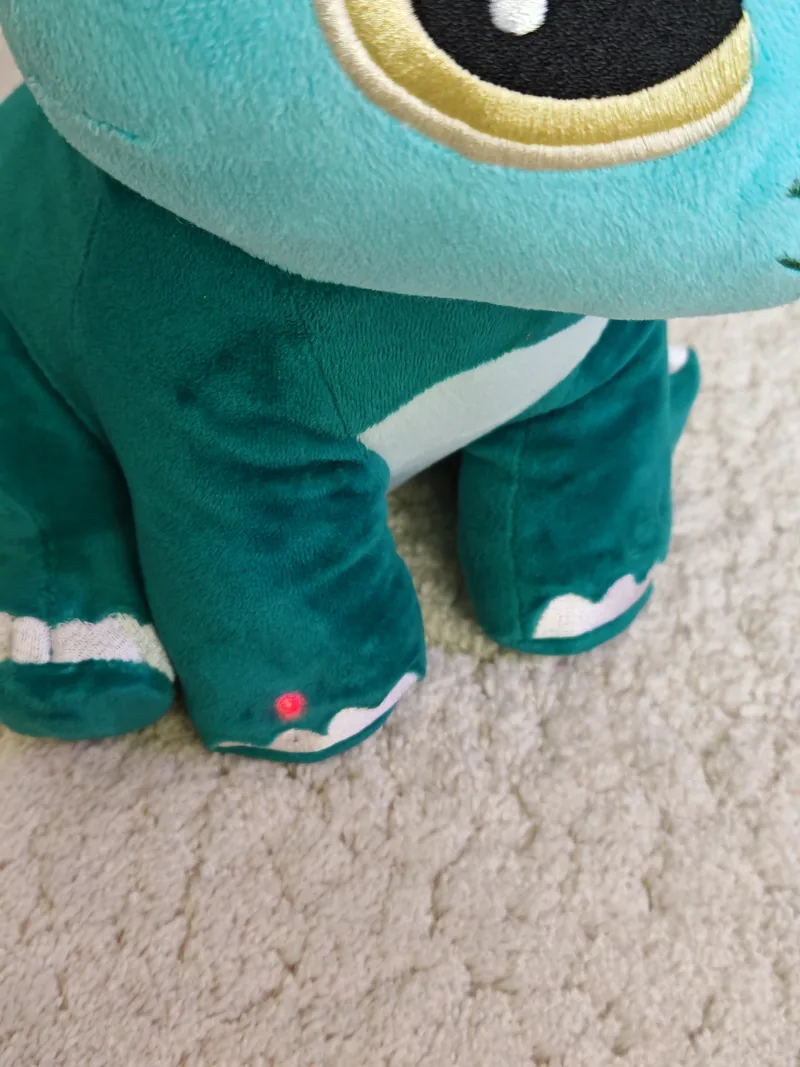 The status light on the plush